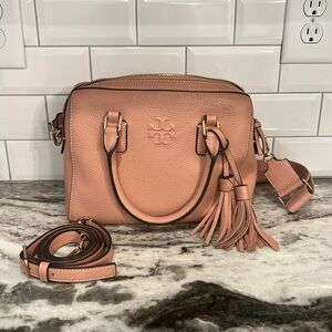 Tory Burch Thea Web Small Satchel.